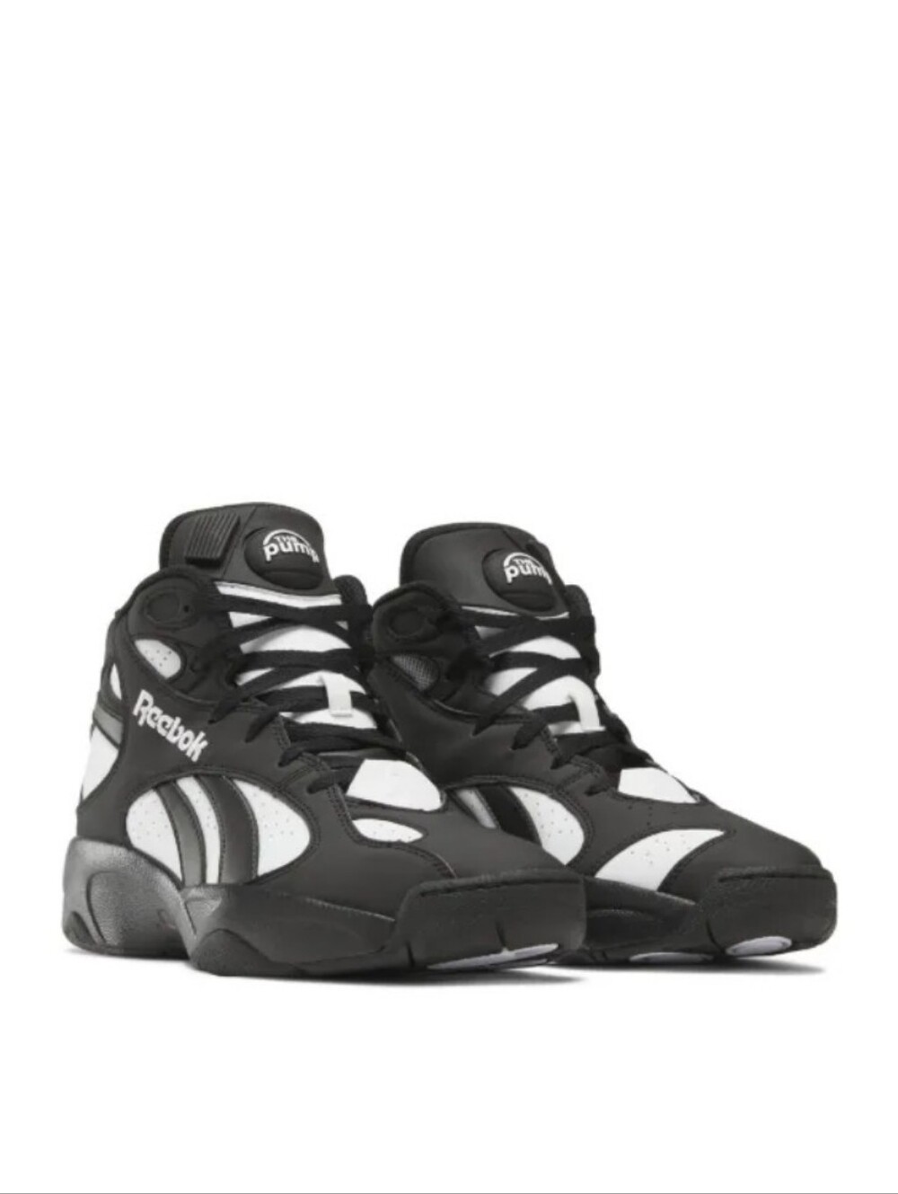 Reebok Above the Rim ATR Pump Vertical Black/White Basketball Mid Top 100032755
